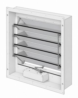 Жалюзийные люки дымоудаления