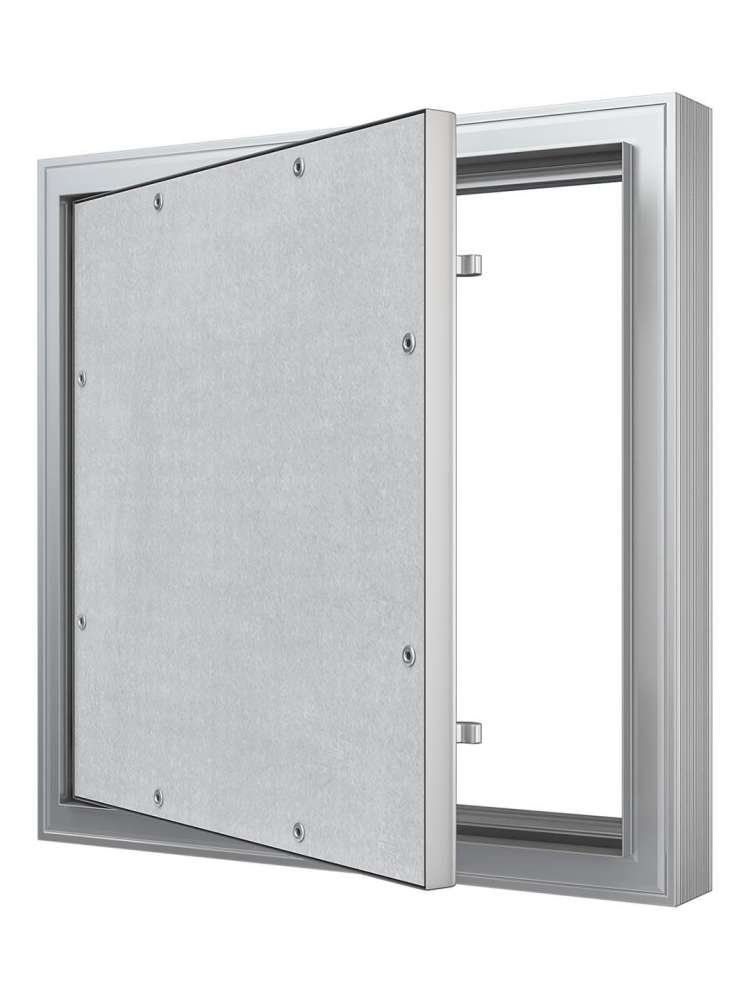 Люк ревизионный D Ceramo Comfort 200х300 скрытый монтаж усиленная петля алюминий EVECS