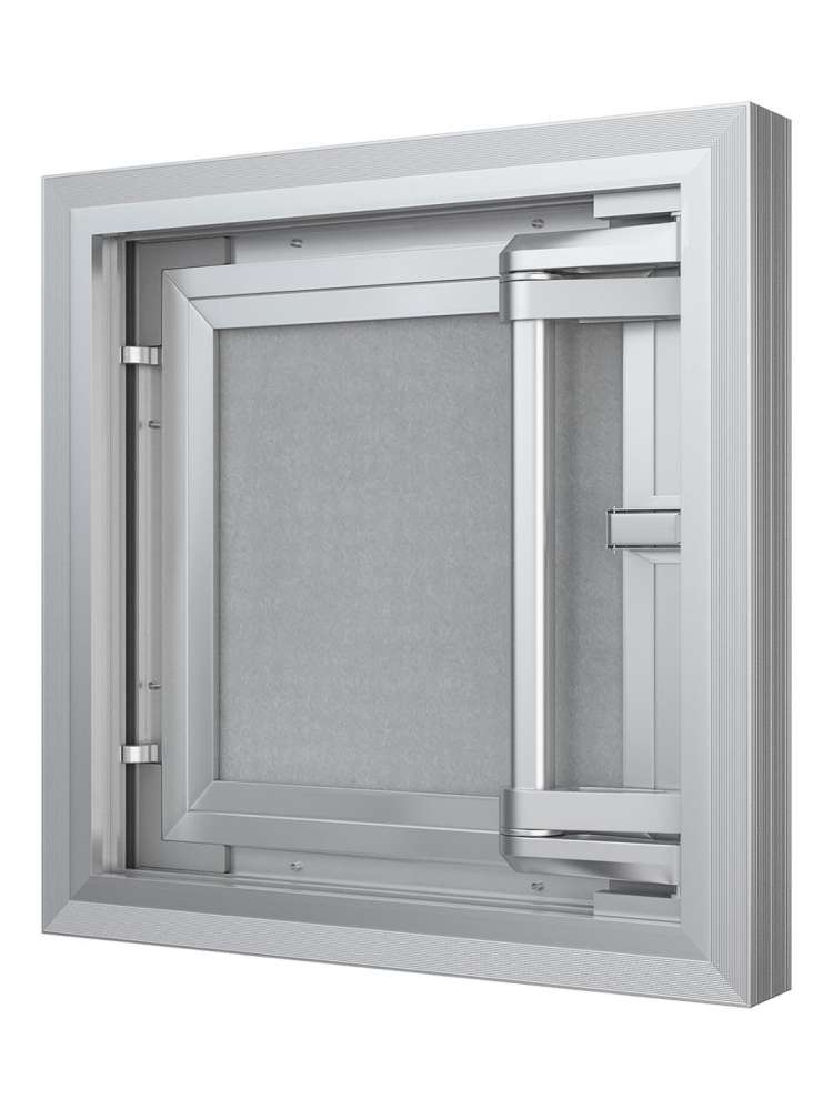 Люк ревизионный D Ceramo Comfort 200х300 скрытый монтаж усиленная петля алюминий EVECS