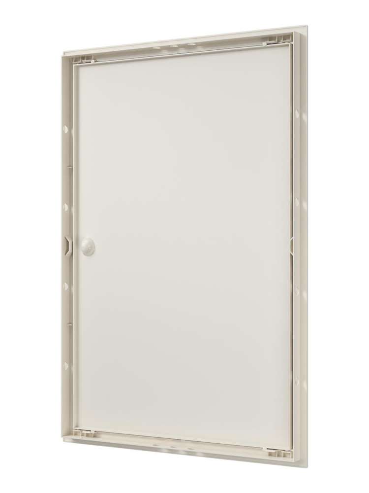 Люк ревизионный ЛР фланец 396х596  ручка 418х618 пластик Ivory EVECS