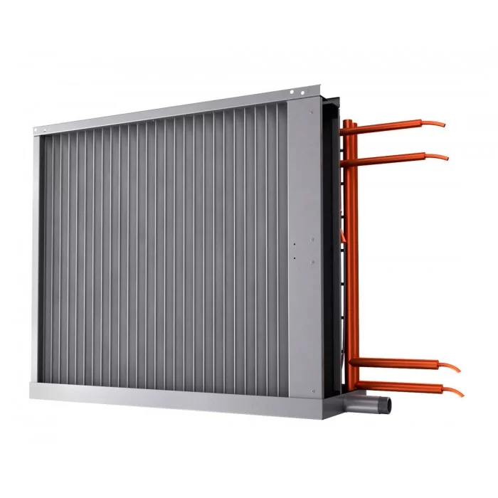 Теплообменник конденсатора TEF 100.К0, 650×650 мм, 3 ряда, левый