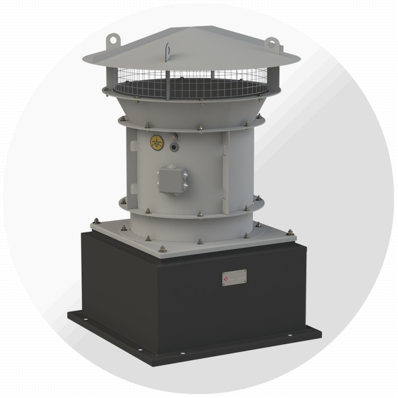 Крышный приточный вентилятор ВКОП-С №9, Ø900 мм Крышный приточный вентилятор ВКОП-С №9, Ø900 мм