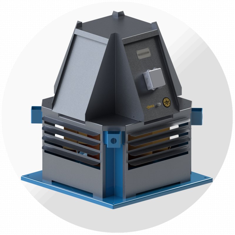 Крышный вентилятор ВКРС №12,5, Ø1250 мм Крышный вентилятор ВКРС №12,5, Ø1250 мм