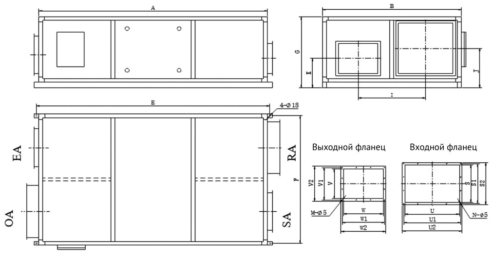 Приточно-вытяжная установка Supervent SR-H-4000